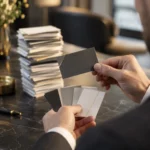 Sélection attentive de cartes professionnelles pour privilégier la qualité des contacts.